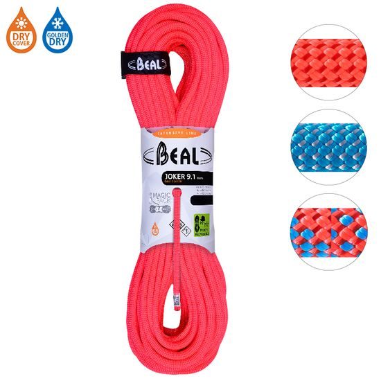 Lano Beal Joker Unicore 9,1mm 70m Dry Cover blue