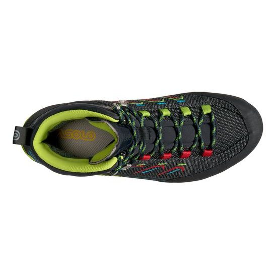 Boty Asolo Freney Light EVO Mid GV black/lime green