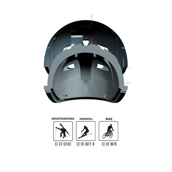 Přilba Ski Trab Aero 25 white