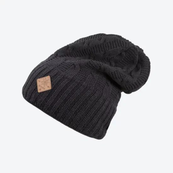 Čepice Kama Merino pletená A107 tmavě šedá