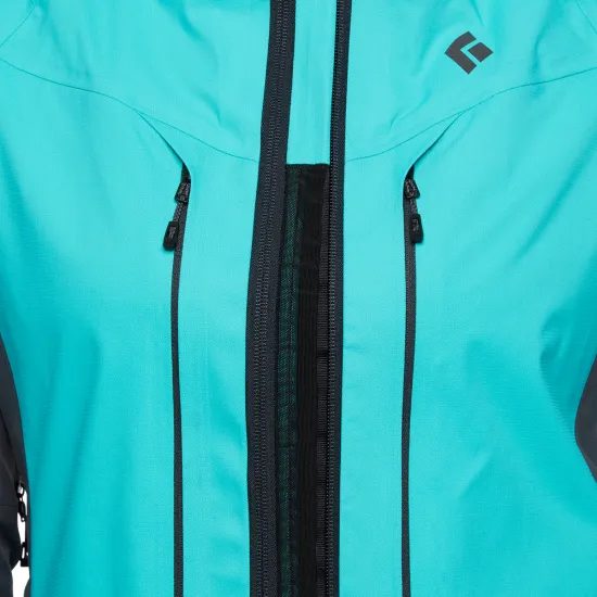 Dámská bunda Black Diamond Dawn Patrol Hybrid Shell dark patina