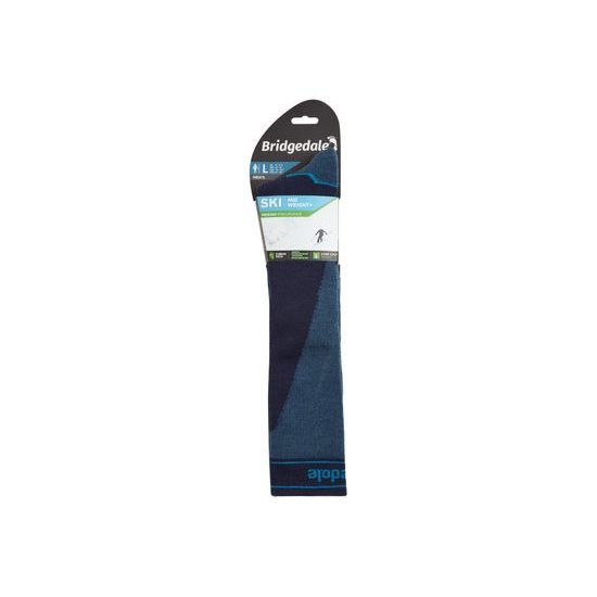 Podkolenky Bridgedale Ski Midweight+ navy/steel 039