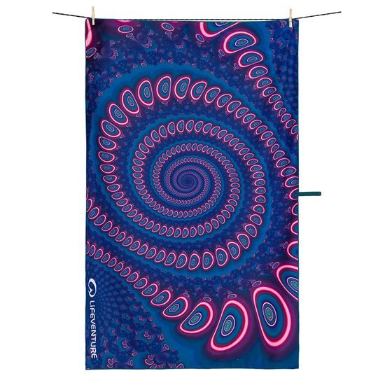 Ručník Lifeventure Printed SoftFibre Trek Towel Recycled - andaman giant