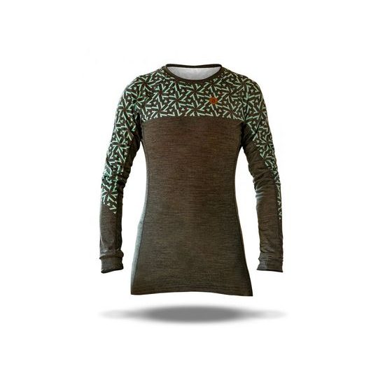 Dámské triko Bosa DR Merino Snow Flakes