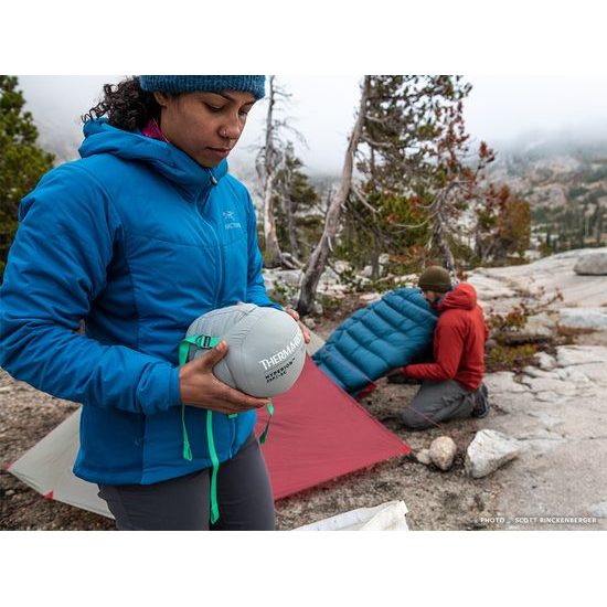 Spacák Thermarest Hyperion -6C Long deep pacific