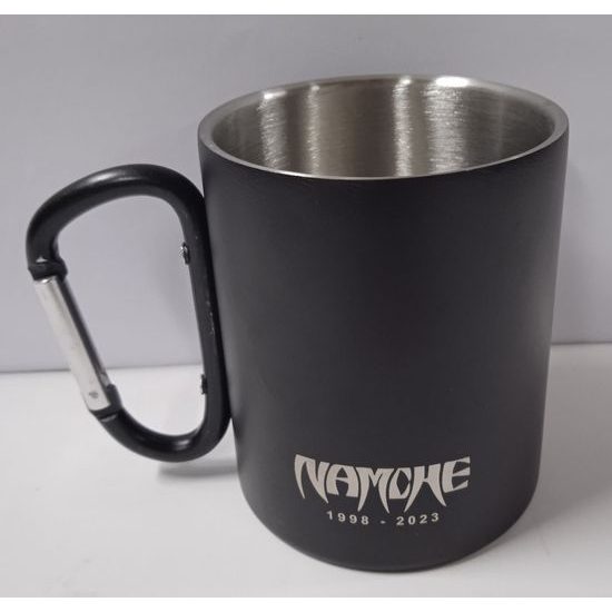 Termohrnek Namche by Yate s karabinkou 0,3l černý