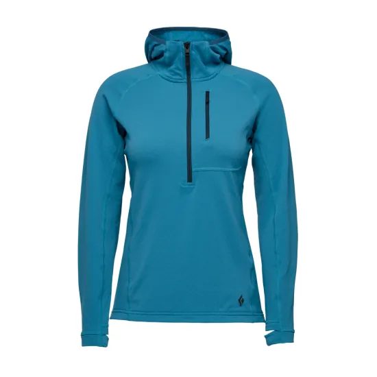 Dámská mikina Black Diamond Coefficient QZ Hoody Cerulean Blue