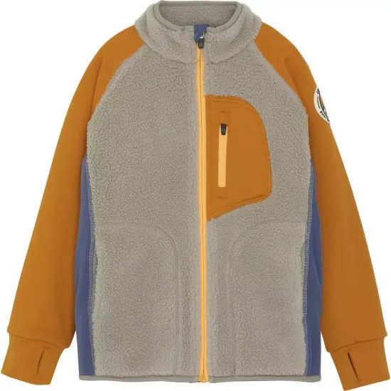 Dětská mikina Color Kids Fleece Jacket marmalade