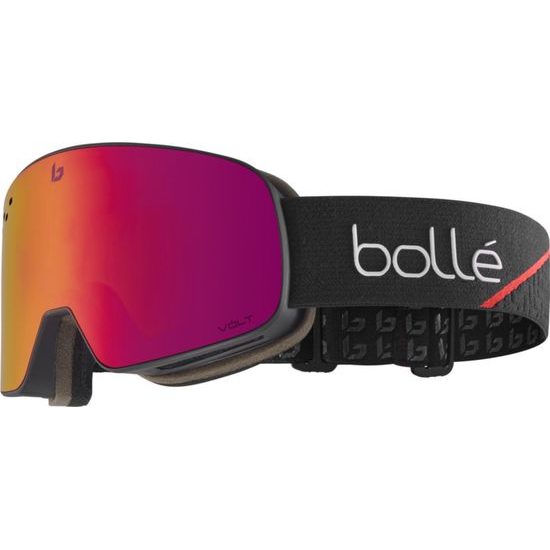 Lyžařské brýle Bollé NEVADA Race Black Matte Volt Ruby Cat 2