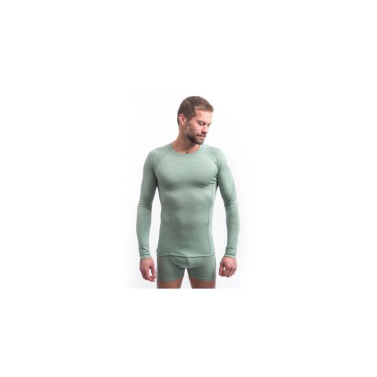 Pánské triko Sensor DR Merino Air basil green