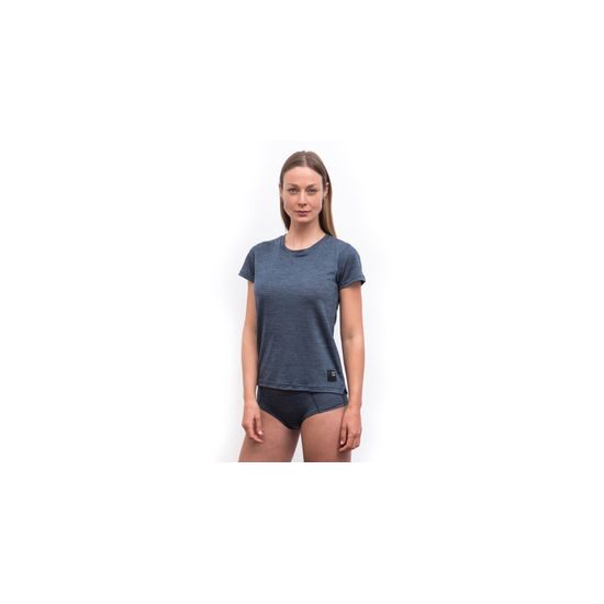 Dámské triko Sensor KR Merino Lite mottled blue