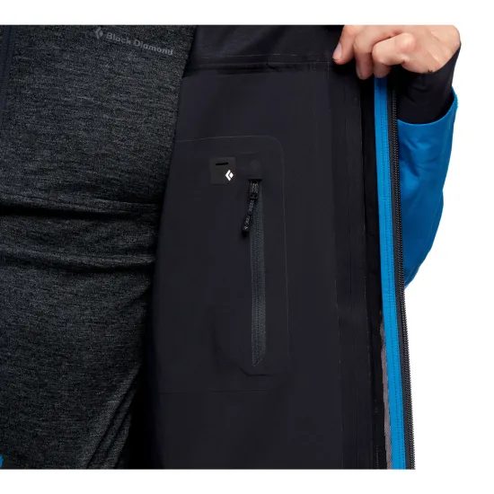 Pánská bunda Black Diamond Dawn Patrol Hybrid Shell kingfisher