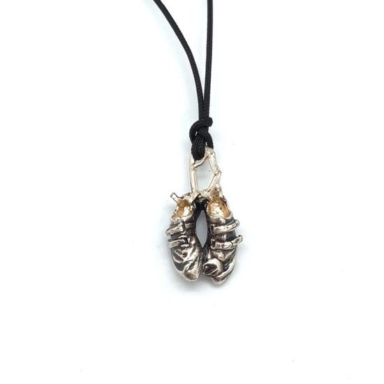 Přívěsek Sampaoli Climbing Shoes BR-SI antiqued black sling