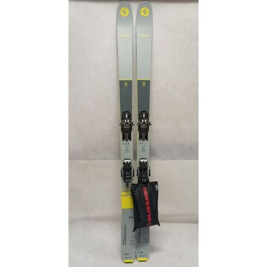 Bazar Skialpové lyže Blizzard Zero G 178 cm, vč. pásů a vázání marker alpinist