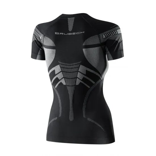Dámské triko Brubeck Dry KR black graphite