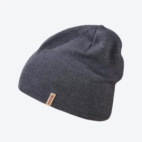 Čepice Kama Merino pletená A153 tmavě šedá