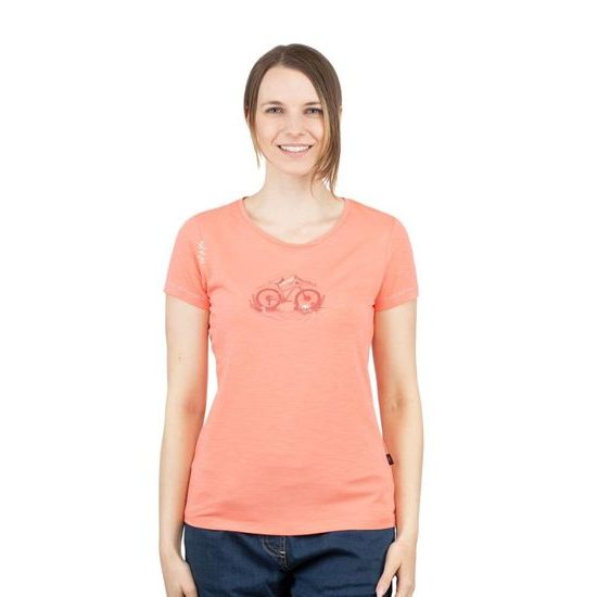 Dámské triko Chillaz Gandia Mountainbike Flowers coral