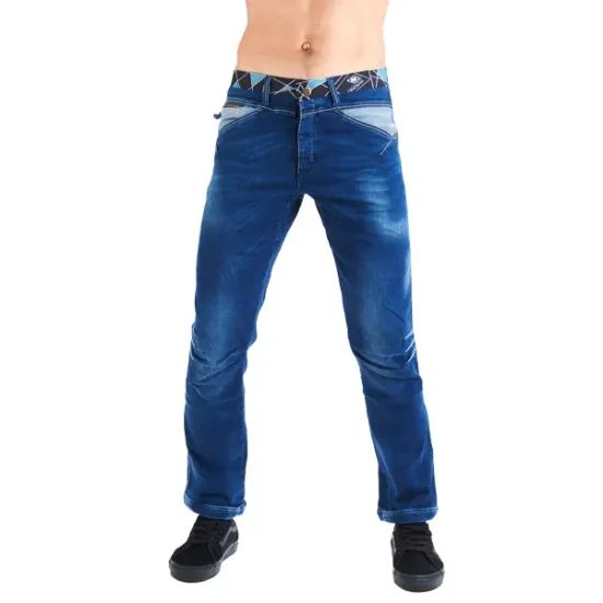 Pánské kalhoty Nograd Yaniro denim blue
