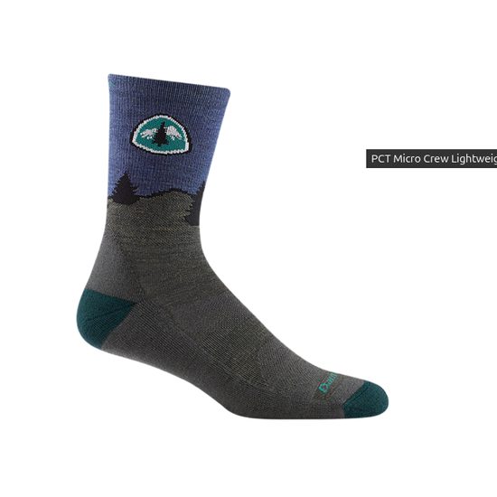 Ponožky DarnTough Micro Crew Lightweight with Cushion PCT forest