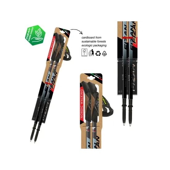 Skládací hole Fizan NordicWalking Lite sugar paper