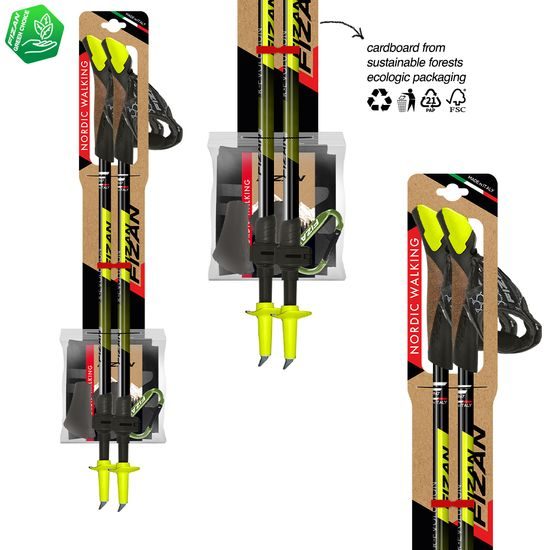 Skládací hole Fizan NordicWalking R-evolution 26 yellow