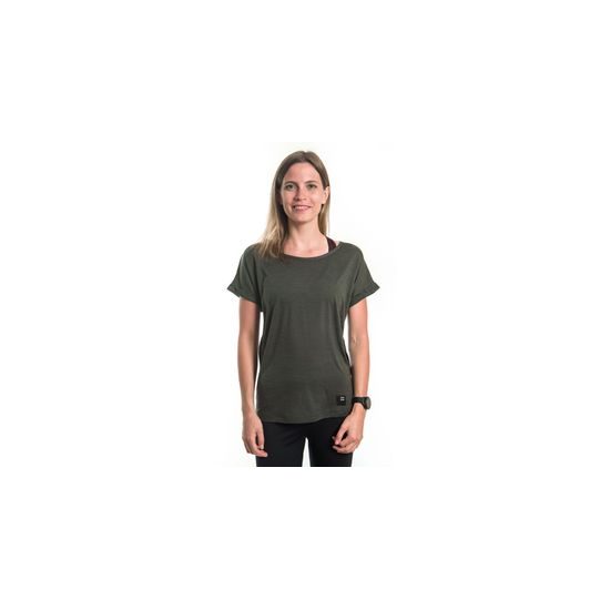 Dámské triko Sensor KR Merino Air Traveller olive green