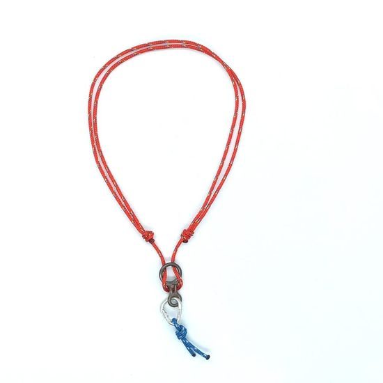 Přívěsek Sampaoli Carabiner & Eight BR-RH-RU blue-red