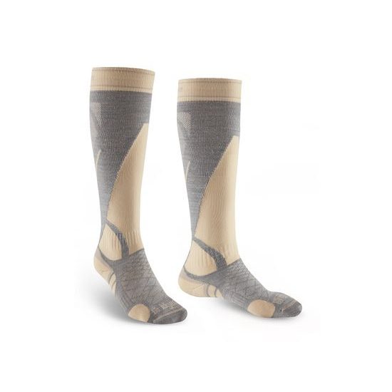 Dámské podkolenky Bridgedale Ski Lightweight 24 gray/nature/389