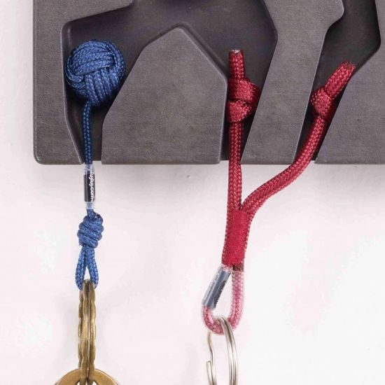 Přívěsek na klíče Fujfuj Knot Rope cherries