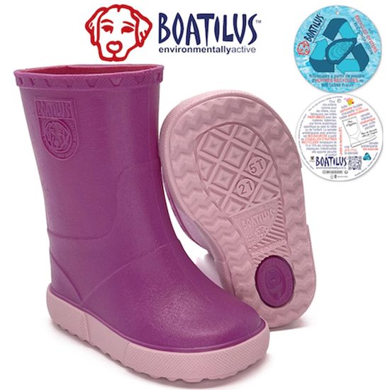 Dětské holínky Boatilus Nautic C fuxia/rose