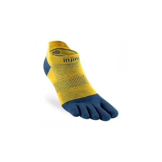 Prstové ponožky Injinji Run NoShow Coolmax royal yellow