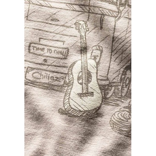 Pánské triko Chillaz Out In Nature dark sand