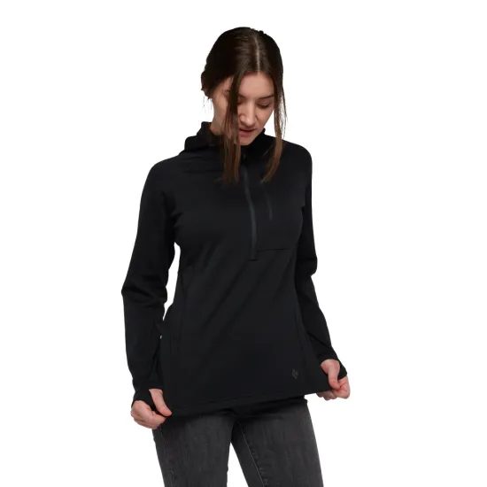 Dámská bunda Black Diamond Coefficient QZ Hoody black