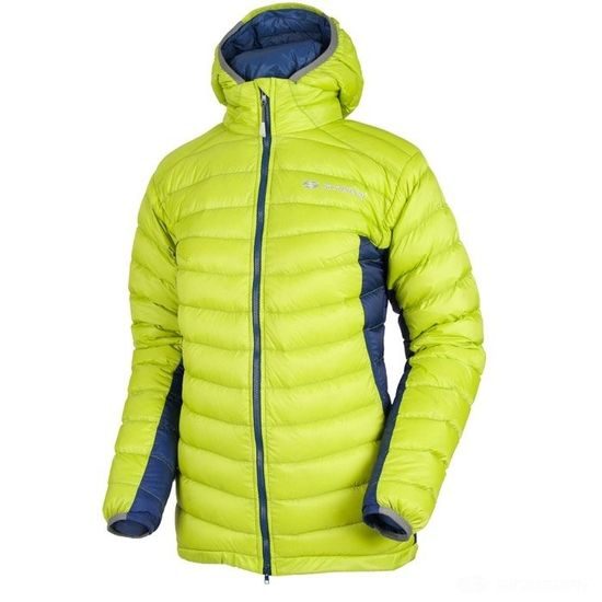Dámská péřová bunda Sir Joseph Atol hooded II limet/navy