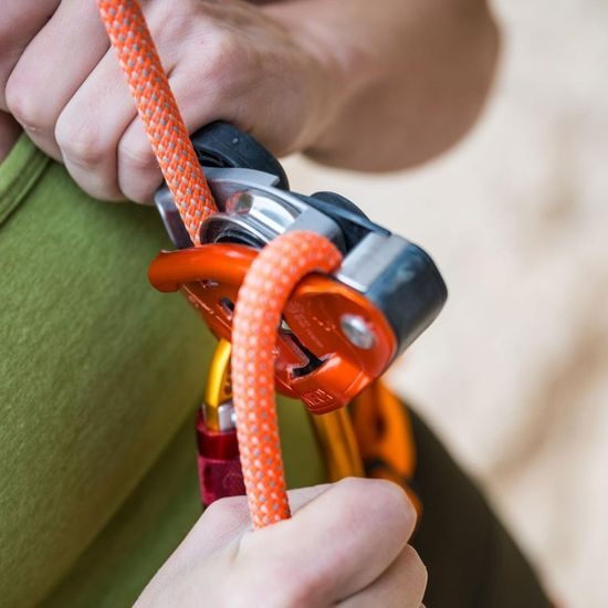 Jistící brzda Petzl Neox orange