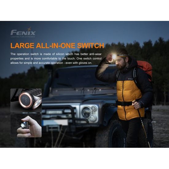 Nabíjecí čelovka Fenix HM51R Ruby V2.0