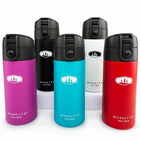 Termoska GSI Microlite 350 ml Flip sky blue