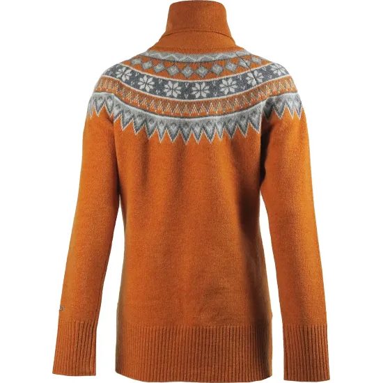 Dámský svetr Skhoop vlněný Scandinavian Roll Neck inca gold