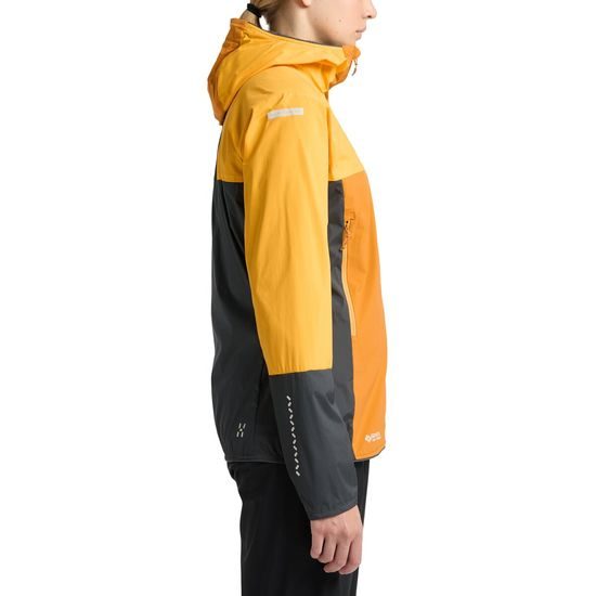 Dámská softshellová bunda Haglofs L.I.M Alpha Hood žlutá