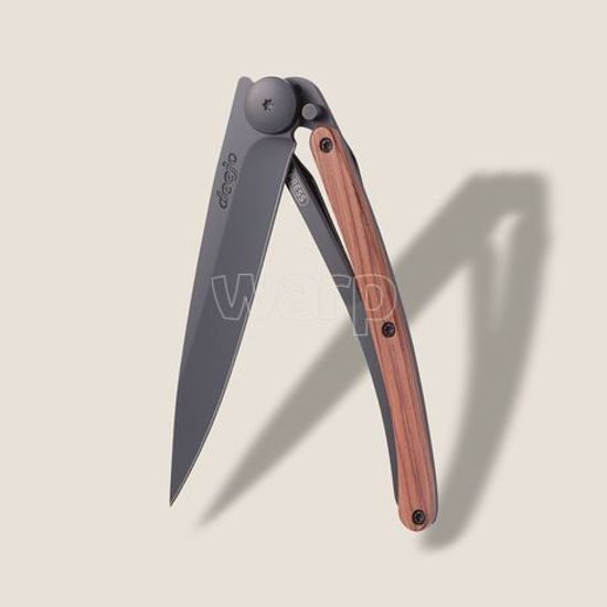 Nůž Deejo 9GB005 coralwood 27g black