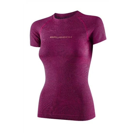 Dámské triko Brubeck 3D Pro KR fuchsia