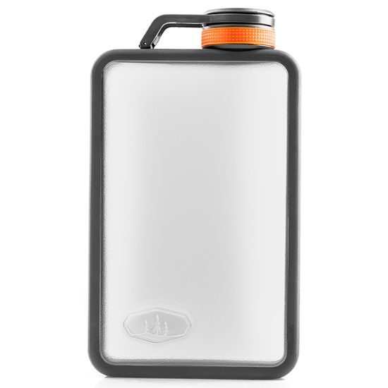 Láhev GSI placatka / likérka Boulder Flask 295ml orange