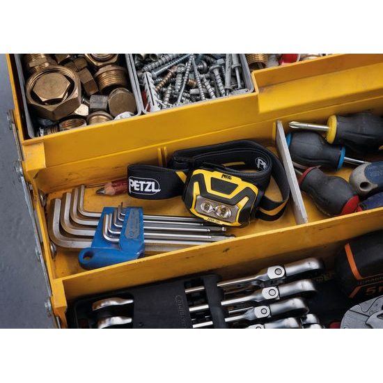 Čelovka Petzl Aria 2R černožlutá