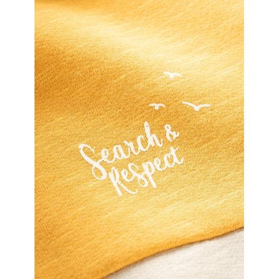 Dámská bavlněná mikina Chillaz Walchsee Search & Respect Hoodie ochre