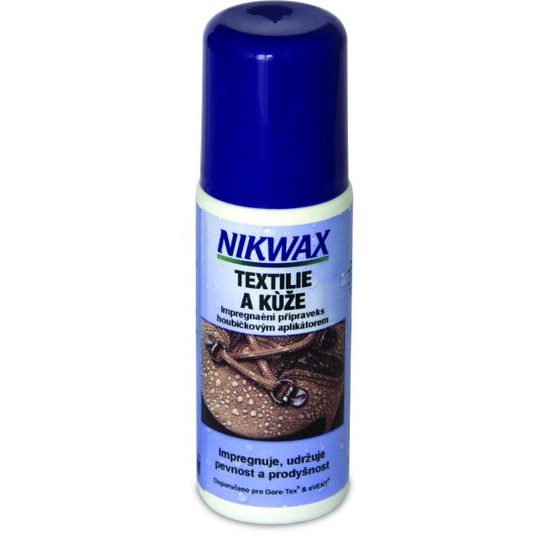 Impregnace na boty Nikwax Kůže a Látka houbička 125ml