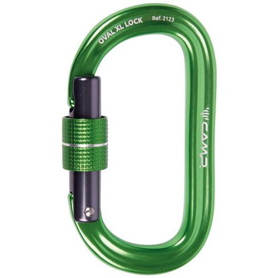 Karabina Camp Oval XL Lock green