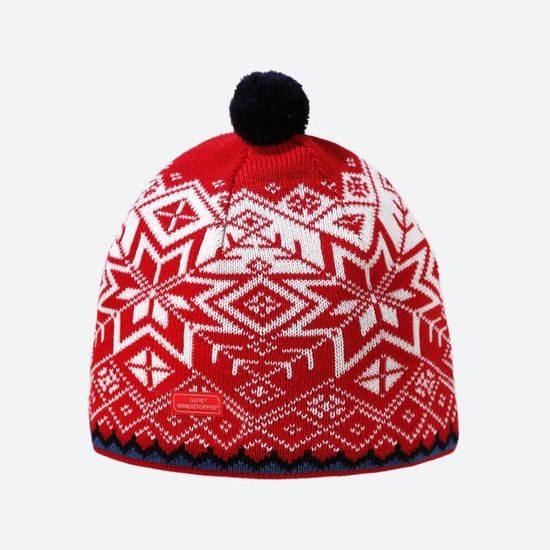 Čepice Kama pletená Merino AW41 červená
