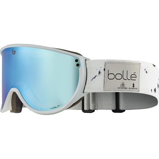 Dámské lyžařské brýle Bollé ECO BLANCA Ice White Matte Volt Ice Blue Cat 3