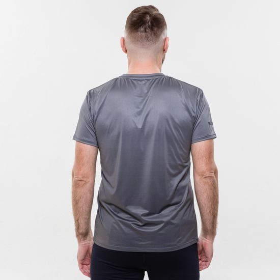 Pánské triko BEST:TIME KR basic Tmavě šedé