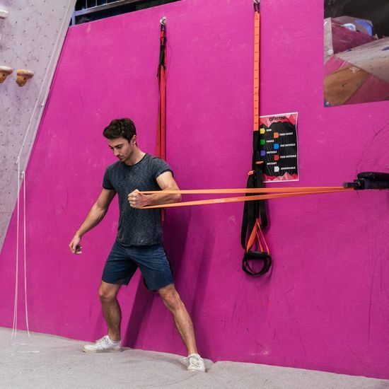 Posilovací guma YY Vertical elastická orange 35kg